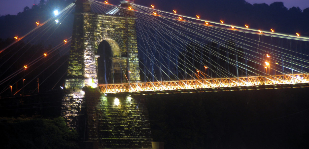 Suspenion Bridge Dusk